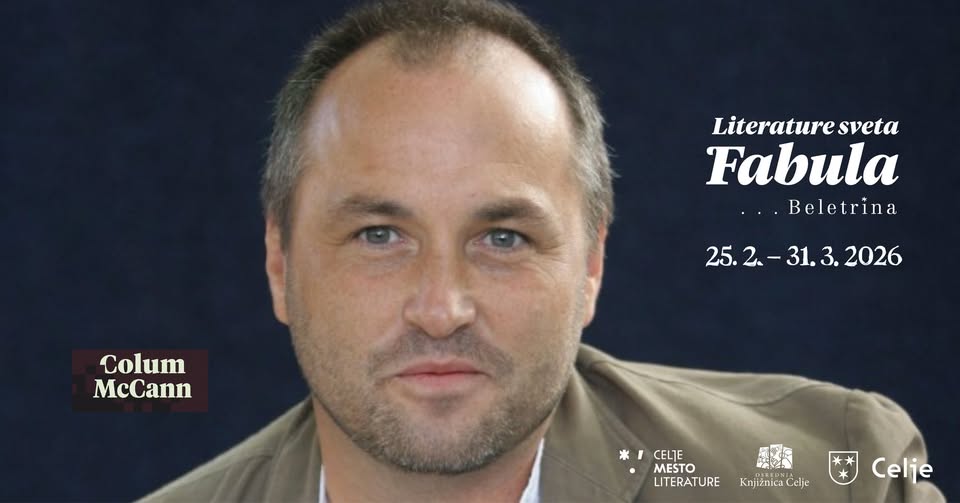 Fabulin literarni večer: Colum McCann
