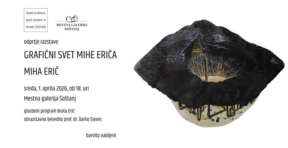 Otvoritev razstave: Grafični svet Mihe Eriča
