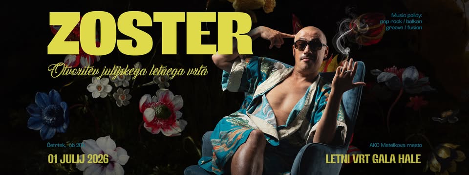 ZOSTER (BiH) - otvoritev Julijskega letnega vrta!