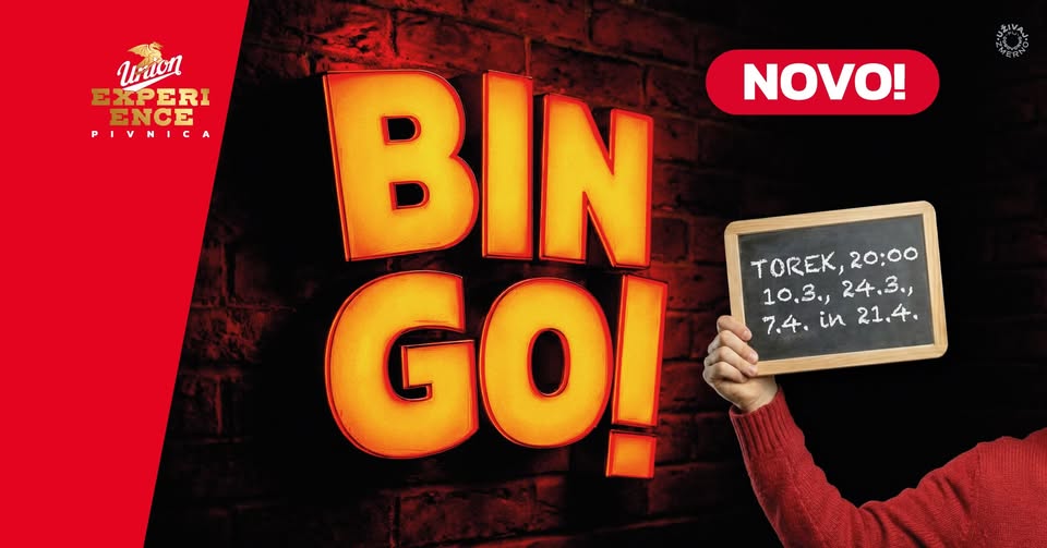 Bingo večeri – Novo v Pivnici!