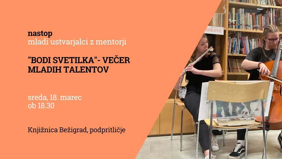 "Bodi svetilka"- Večer mladih talentov