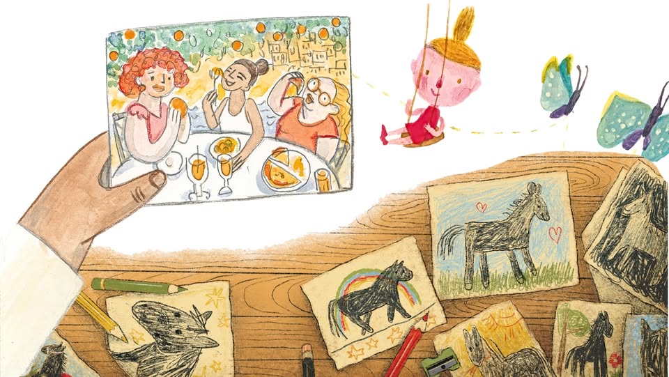 Razstava ilustracij Darke Erdelji, Teje Milavec in Tamare Rimele