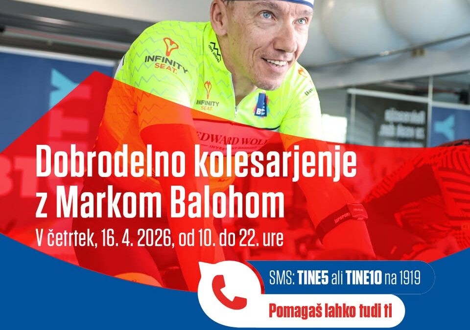Dobrodelno kolesarjenje z Markom Balohom
