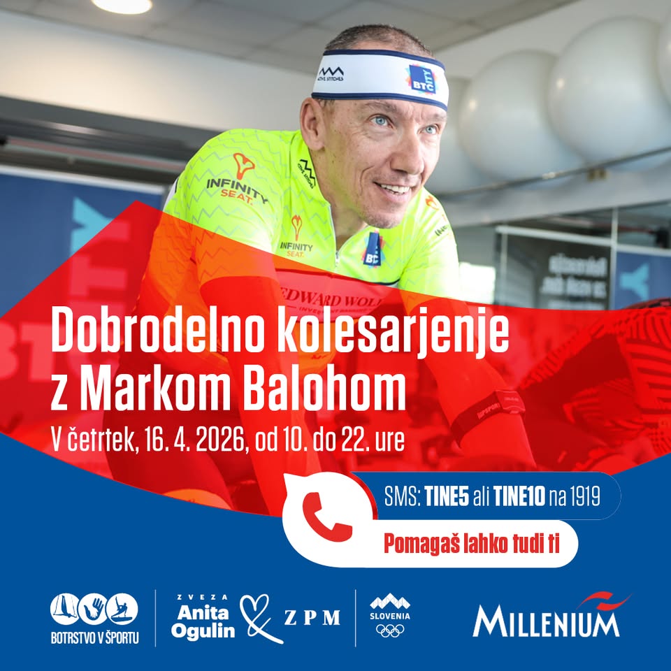 Dobrodelno kolesarjenje z Markom Balohom