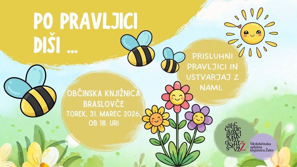 Po pravljici diši v Občinski knjižnici Braslovče