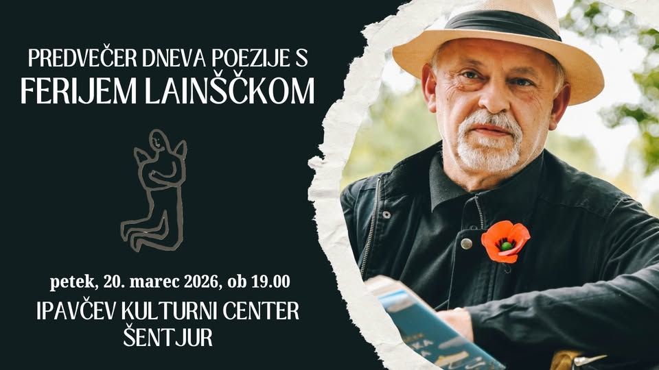 Predvečer dneva poezije s Ferijem Lainščkom