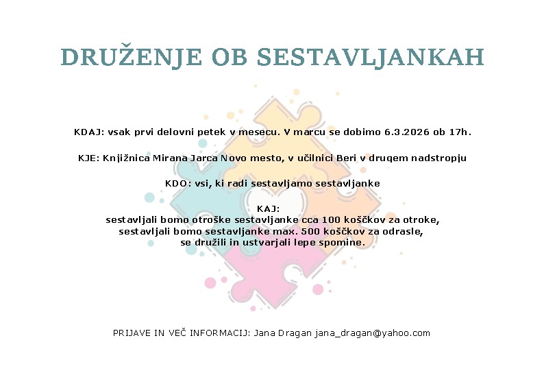 Druženje ob sestavljankah