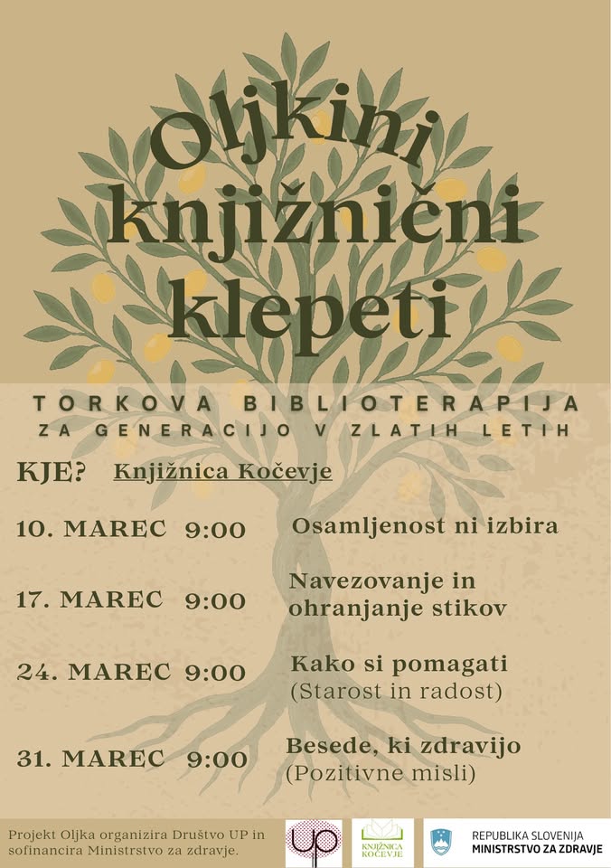 Oljkini knjižnični klepeti