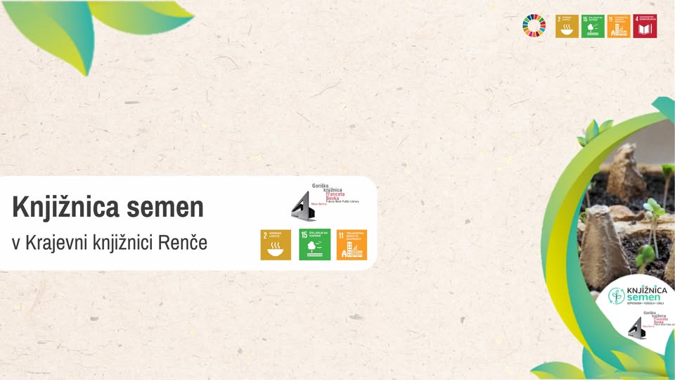 Knjižnica semen v Krajevni knjižnici Renče