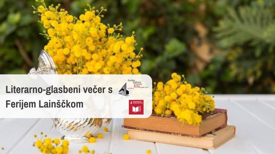 Literarno-glasbeni večer s Ferijem Lainščkom