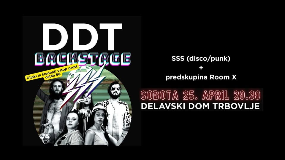 DDT backstage: SSS s predskupino Room X