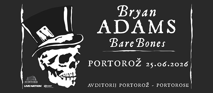 Bryan Adams I Avditorij Portorož I 25.06.2026.