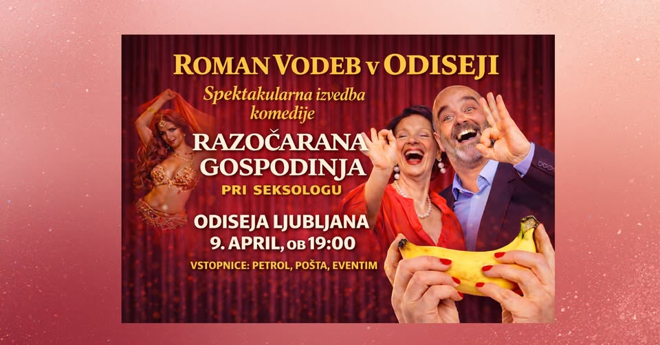 Roman Vodeb v Odiseji: Razočarana gospodinja pri seksologu (spektakularna izvedba)