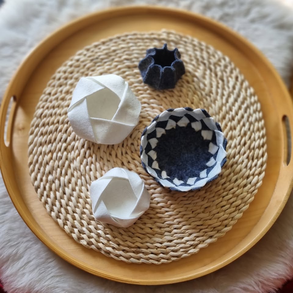 Košarice iz filca s Polono Poklukar