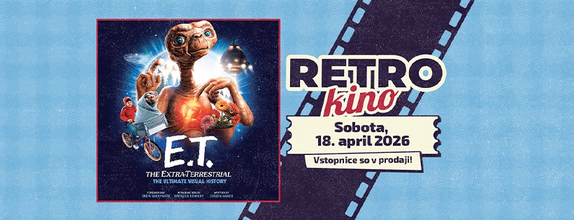 Retro kino s filmom E.T.