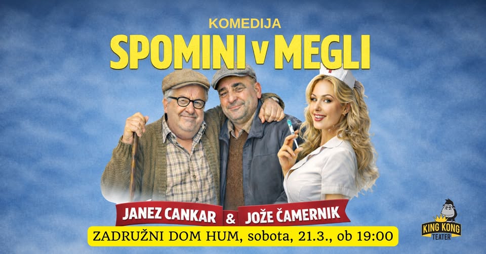 Komedija SPOMINI V MEGLI