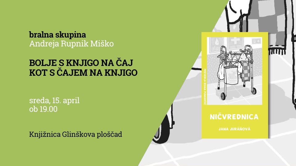 Bolje s knjigo na čaj kot s čajem na knjigo – Andreja Rupnik Miško