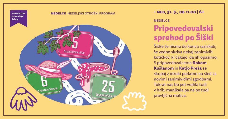 Nedelce: Pripovedovalski sprehod po Šiški