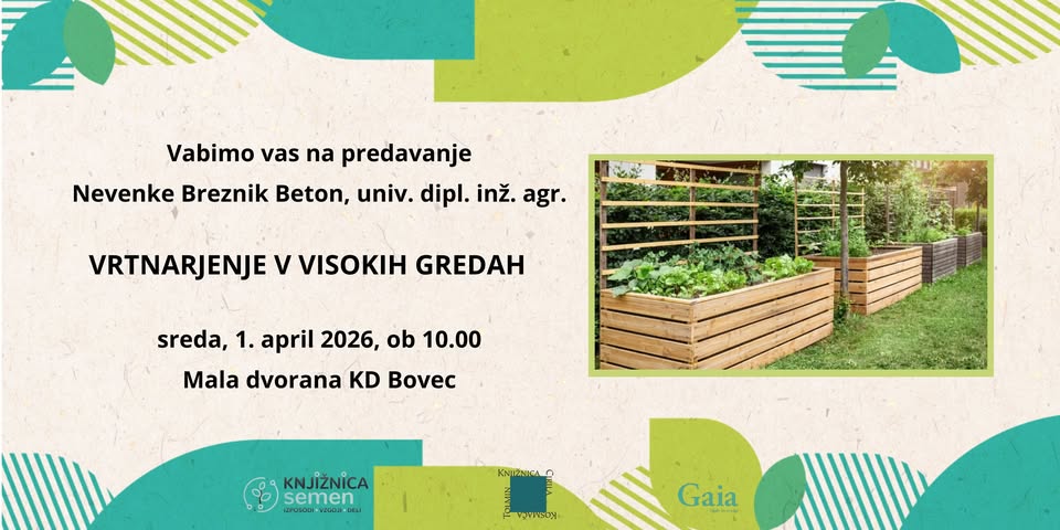 VRTNARJENJE V VISOKIH GREDAH V BOVCU