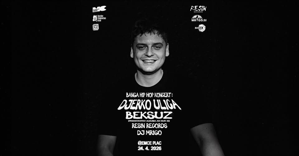 Banga Hip Hop koncert: Djerko Ulica, Beksuz, Resin Records, DJ Mrigo