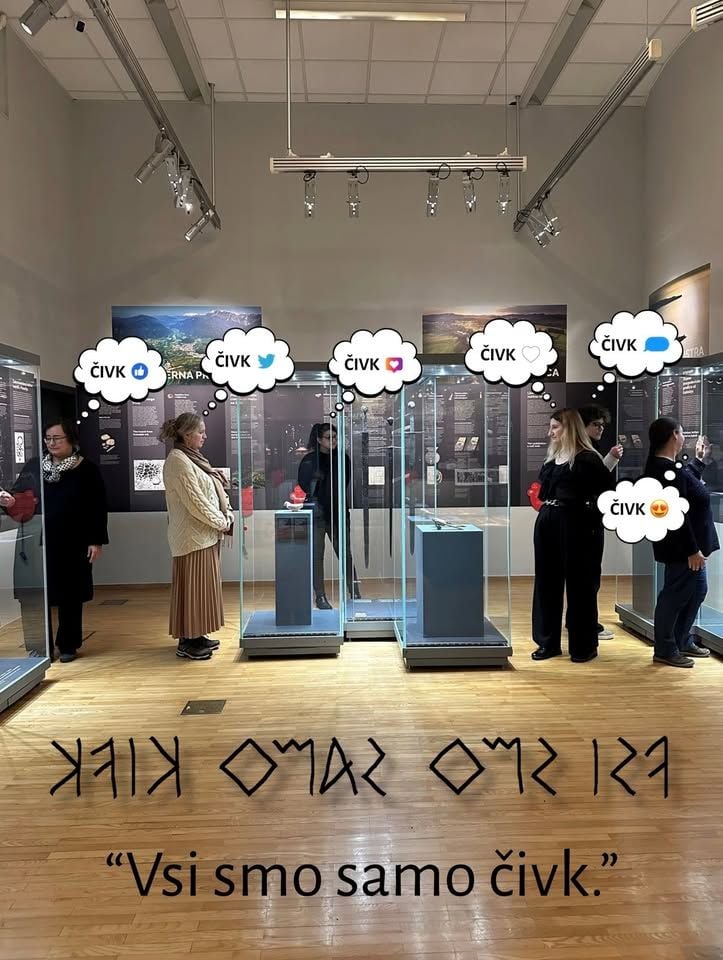 Vsi smo samo čivk, performativno vodstvo po razstavi Čivki iz preteklosti