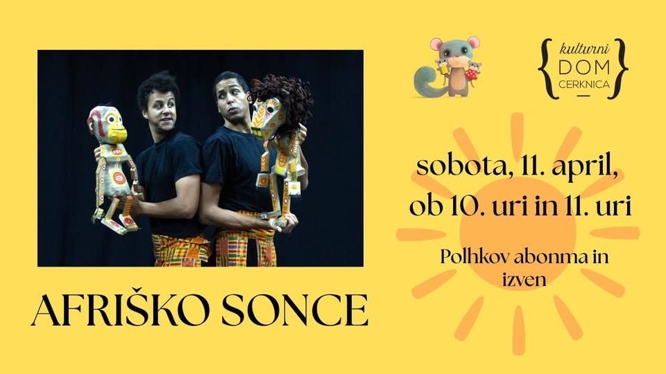 AFRIŠKO SONCE, lutkovni muzikal