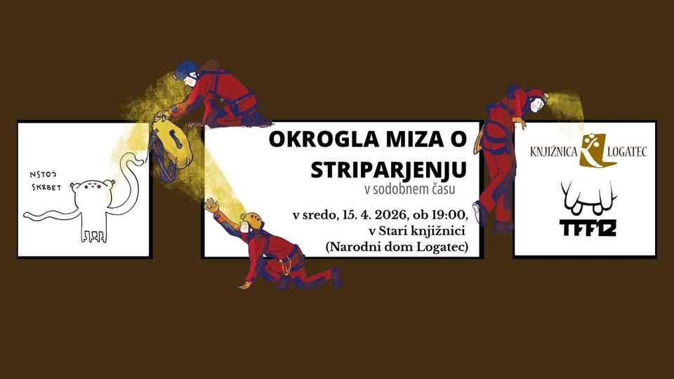 Okrogla miza o striparjenju: Karolina Marušič in Katarina Šeme