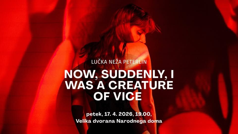 Lučka Neža Peterlin: Now, Suddenly, I Was a Creature of Vice