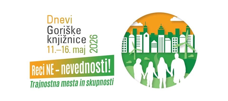 Dnevi Goriške knjižnice 2026: Trajnostna mesta in skupnosti