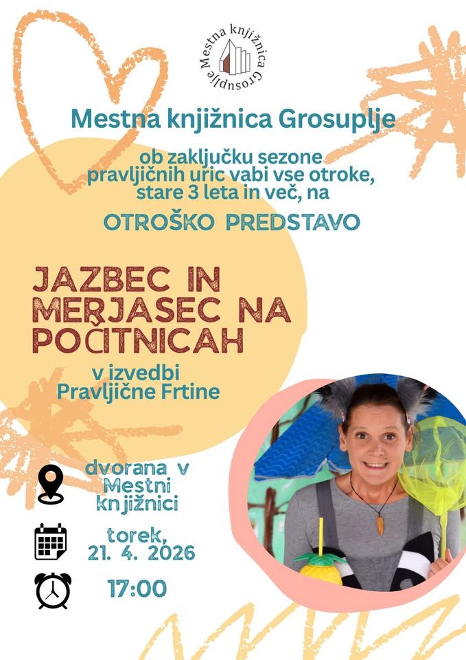 Otroška predstava: Jazbec in merjasec na počitnicah v izvedbi Pravljične Frtine