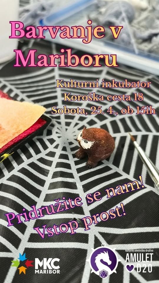 Barvanje figuric v Mariboru!