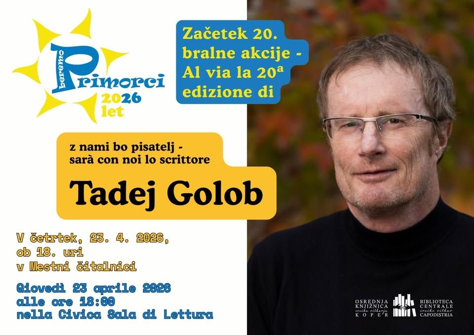 20. let bralne akcije "Primorci beremo" s Tadejem Golobom