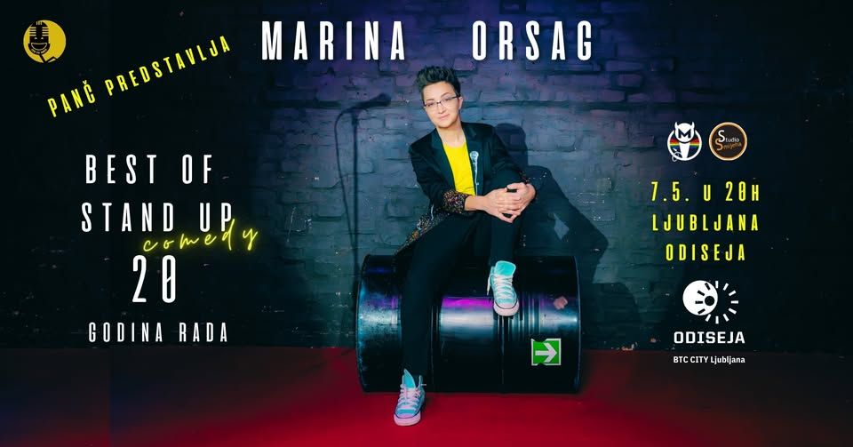 Marina Orsag Best of stand up 20 godina karijere @ Odiseja - Ljubljana