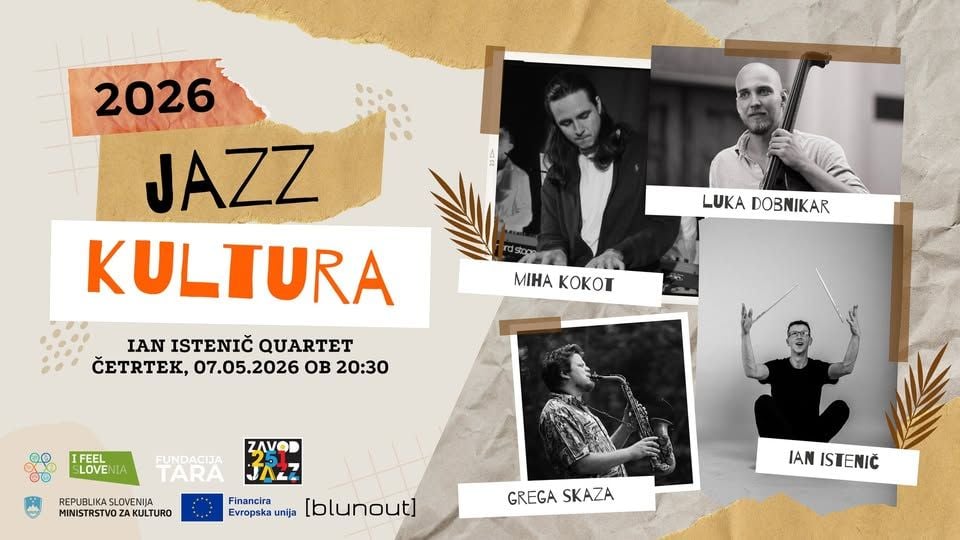 blunout • JAZZ: Ian Istenič Quartet • 07.05.2026