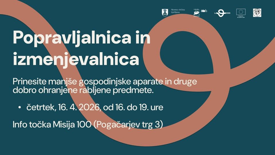 Popravljalnica & izmenjevalnica: vsak predmet si zasluži drugo priložnost
