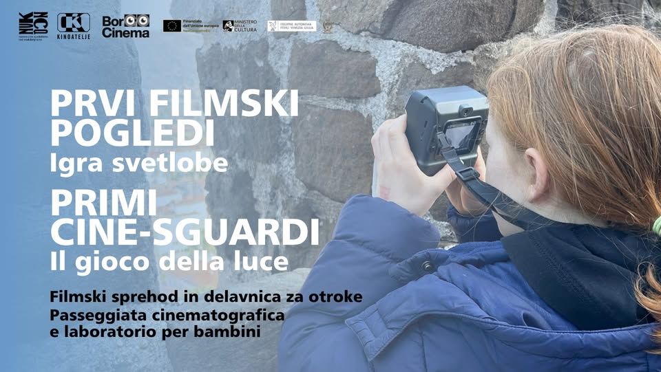Filmski sprehod in delavnica za otroke / Passeggiata cinematografica e laboratorio per bambini