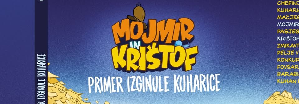 Mojmir in Krištof: primer izginule kuharice – predstavitev, branje in pogovor z avtorjema