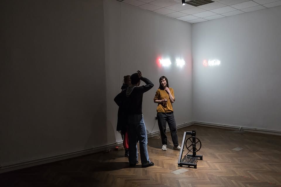 Zaključno javno vodstvo po razstavi v Galeriji P74 I Špela Škulj, 1982