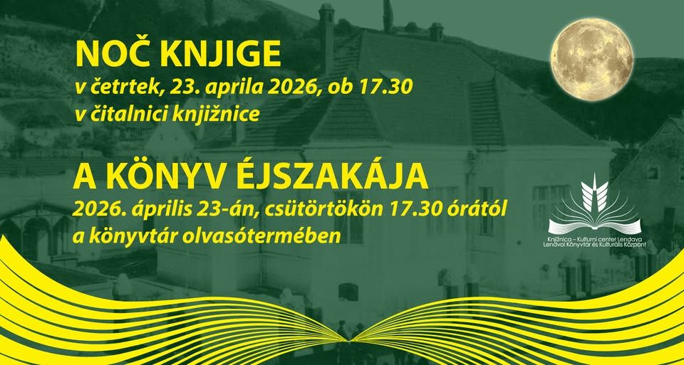 Noč knjige 2026/A Könyv éjszakája 2026