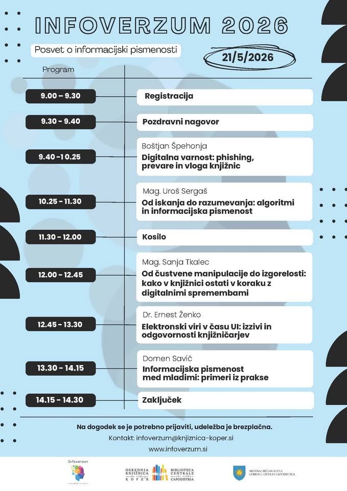 "Infoverzum" v Škocjanskem zatoku