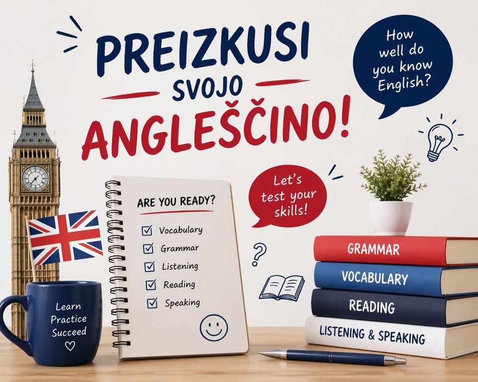 Preizkusite svojo angleščino