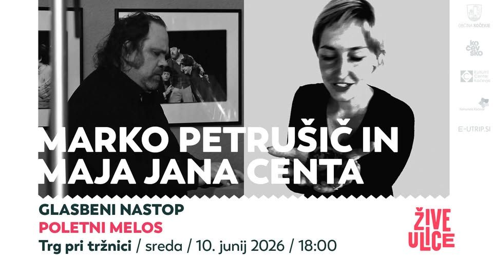 Marko Petrušič in Maja Jana Centa: Poletni melos, glasbeni nastop 🎶