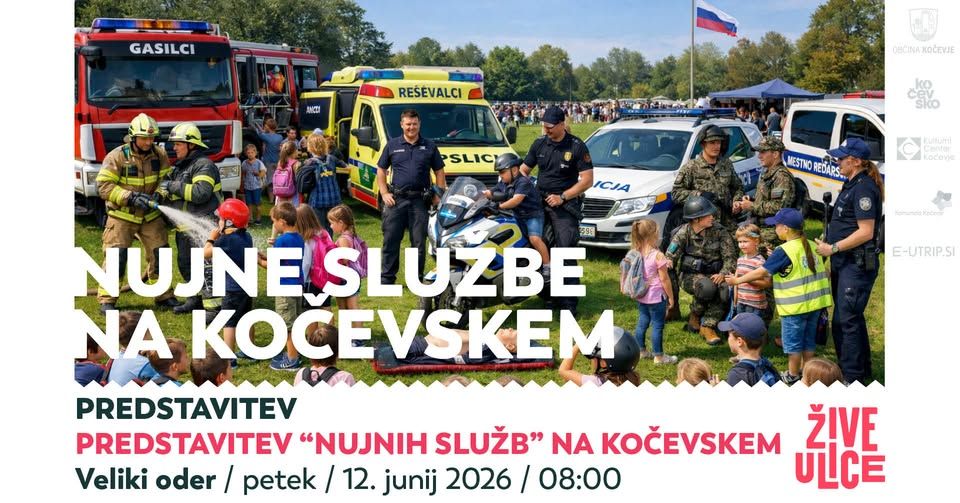 Nujne službe na Kočevskem – predstavitev 🚑🚒 🚓🪖
