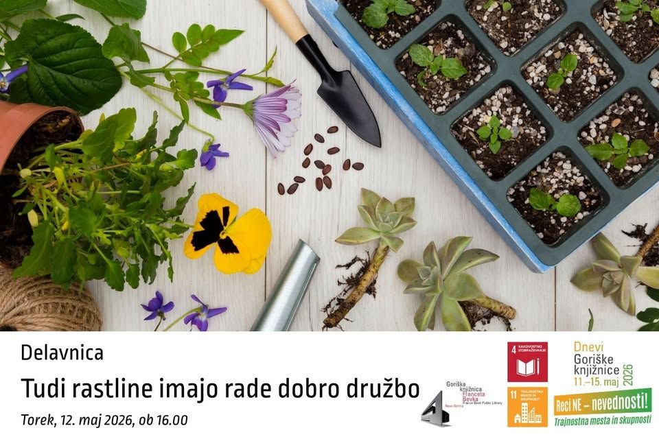 DGK 2026: Tudi rastline imajo rade dobro družbo, delavnica