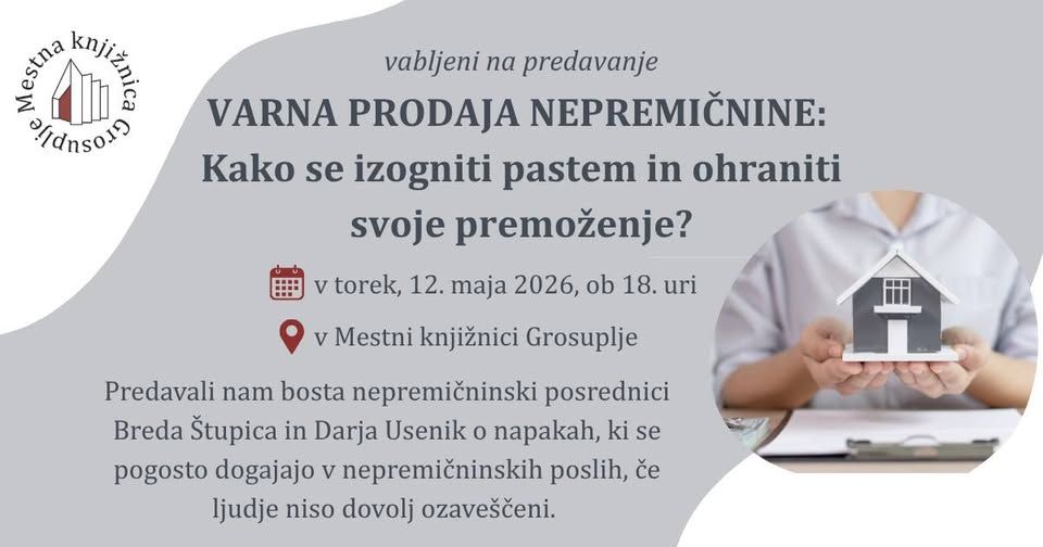predavanje: VARNA PRODAJA NEPREMIČNINE