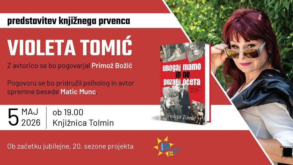 Violeta Tomić - predstavitev knjige ob začetku projekta Primorci beremo