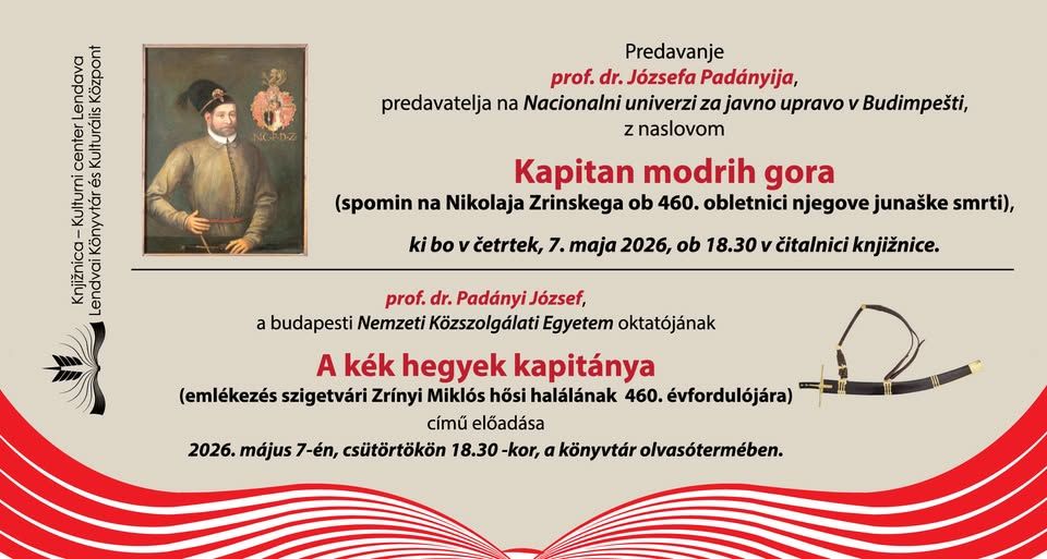 Predavanje: Kapitan modrih gora/Előadás: A kék hegyek kapitánya