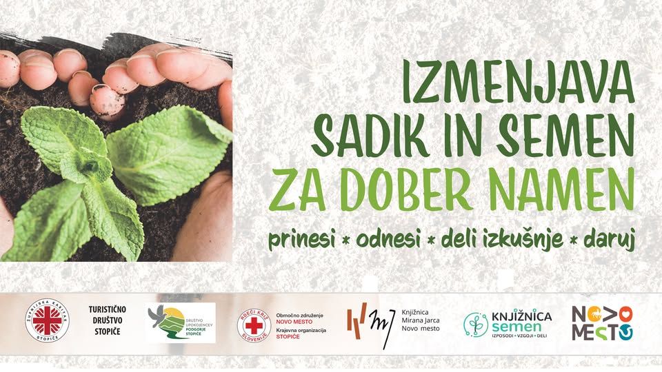 Izmenjava sadik in semen za dober namen